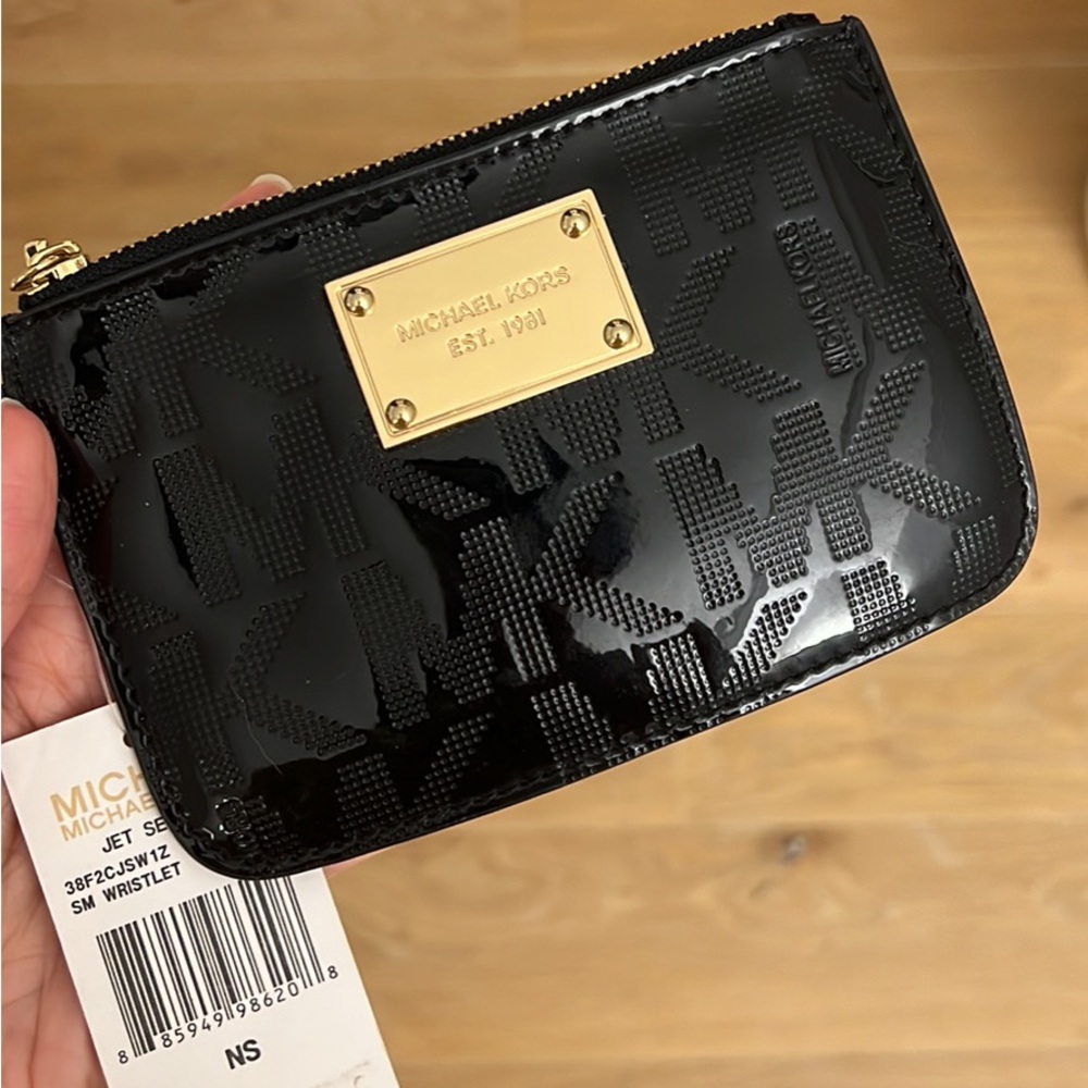 Michael Kors Black Wristlet